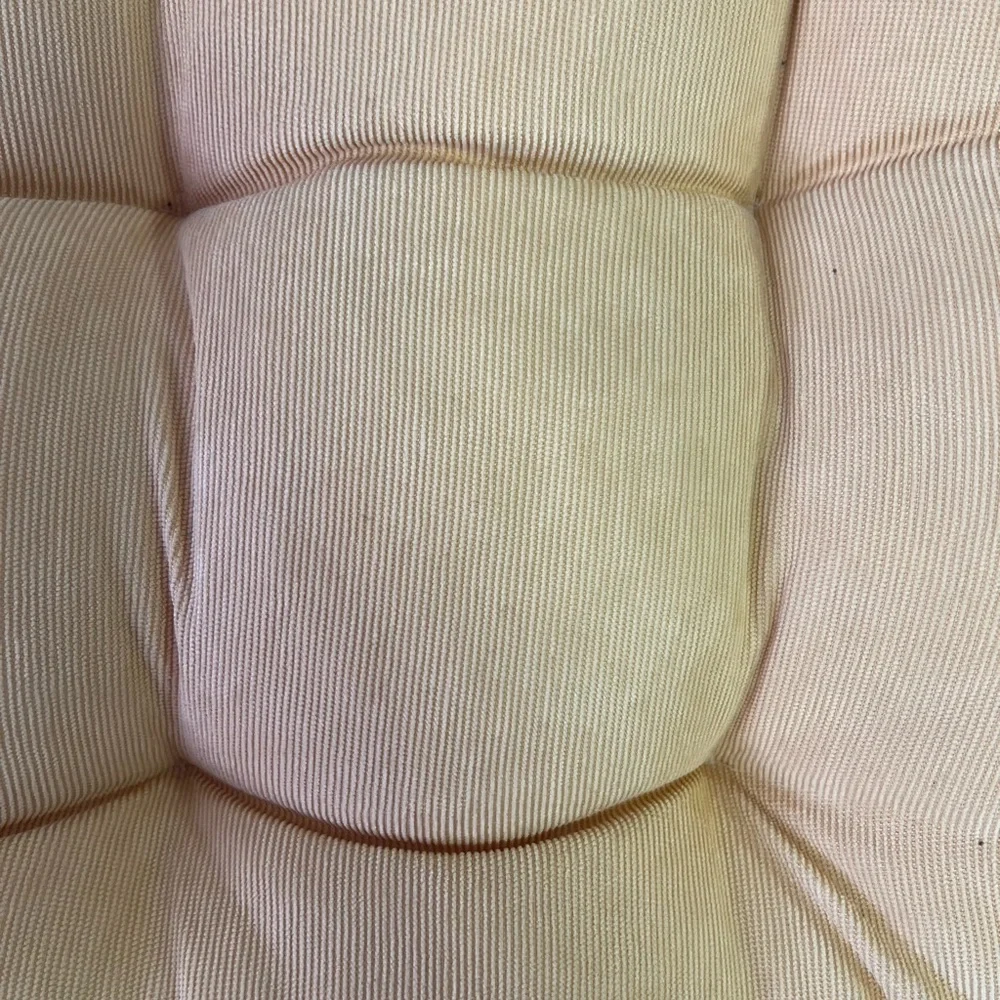 Corduroy mustard Cushion sitting pillow. For humans and pets
